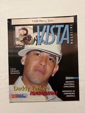 Vista Vintage Daddy Yankee “¡Gasolina!! Issue October 2005 Magazine